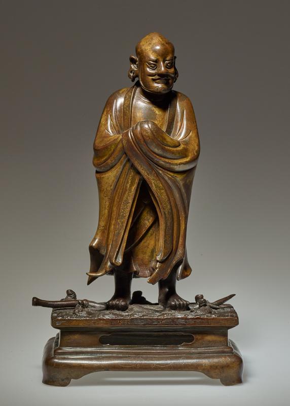 Bodhidharma Crossing the Yangzi River on a Reed